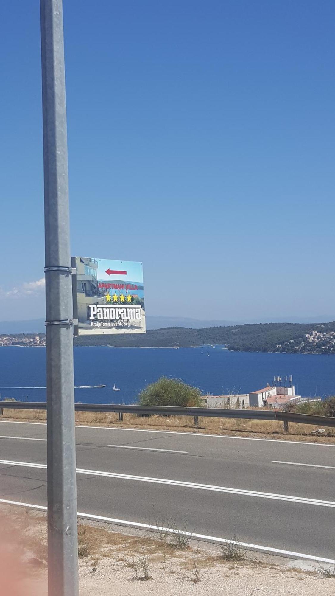 Villa Panorama Seget Trogir Bagian luar foto