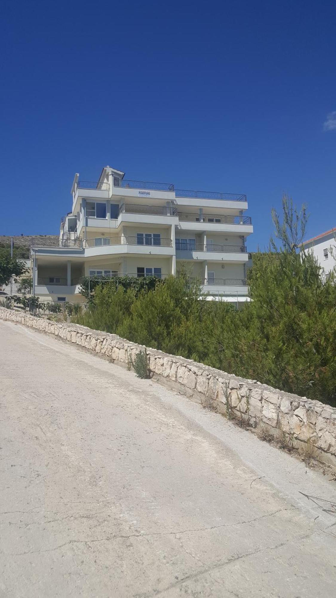 Villa Panorama Seget Trogir Bagian luar foto