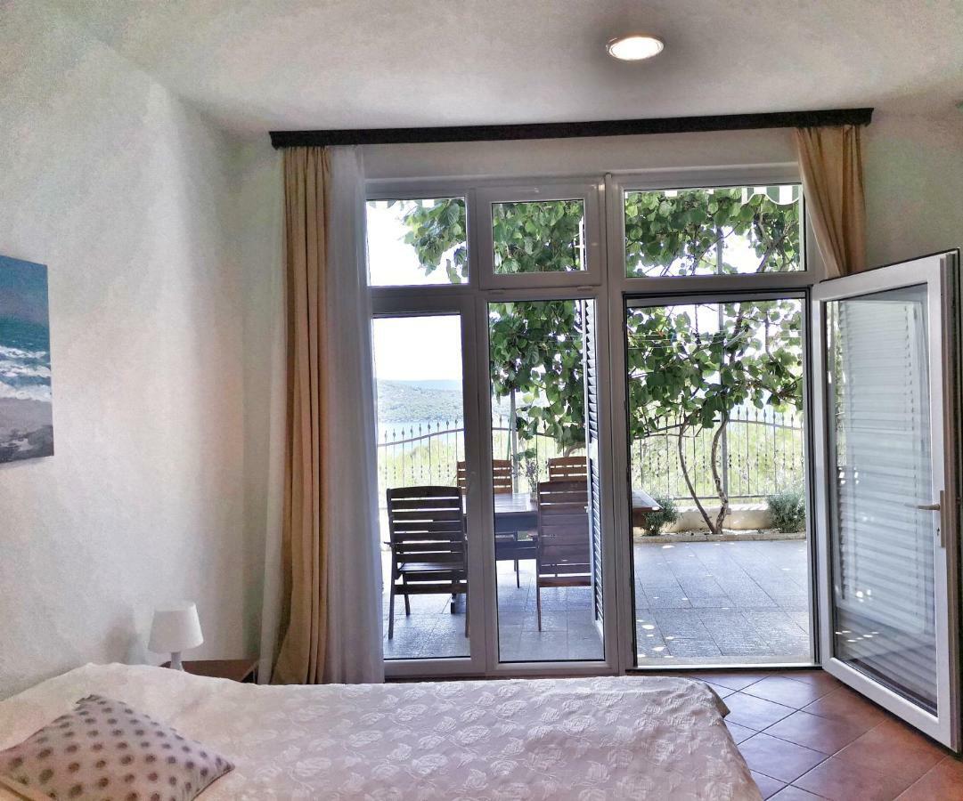 Villa Panorama Seget Trogir Bagian luar foto