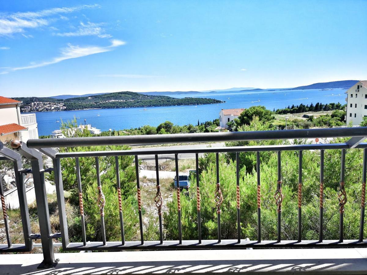 Villa Panorama Seget Trogir Bagian luar foto