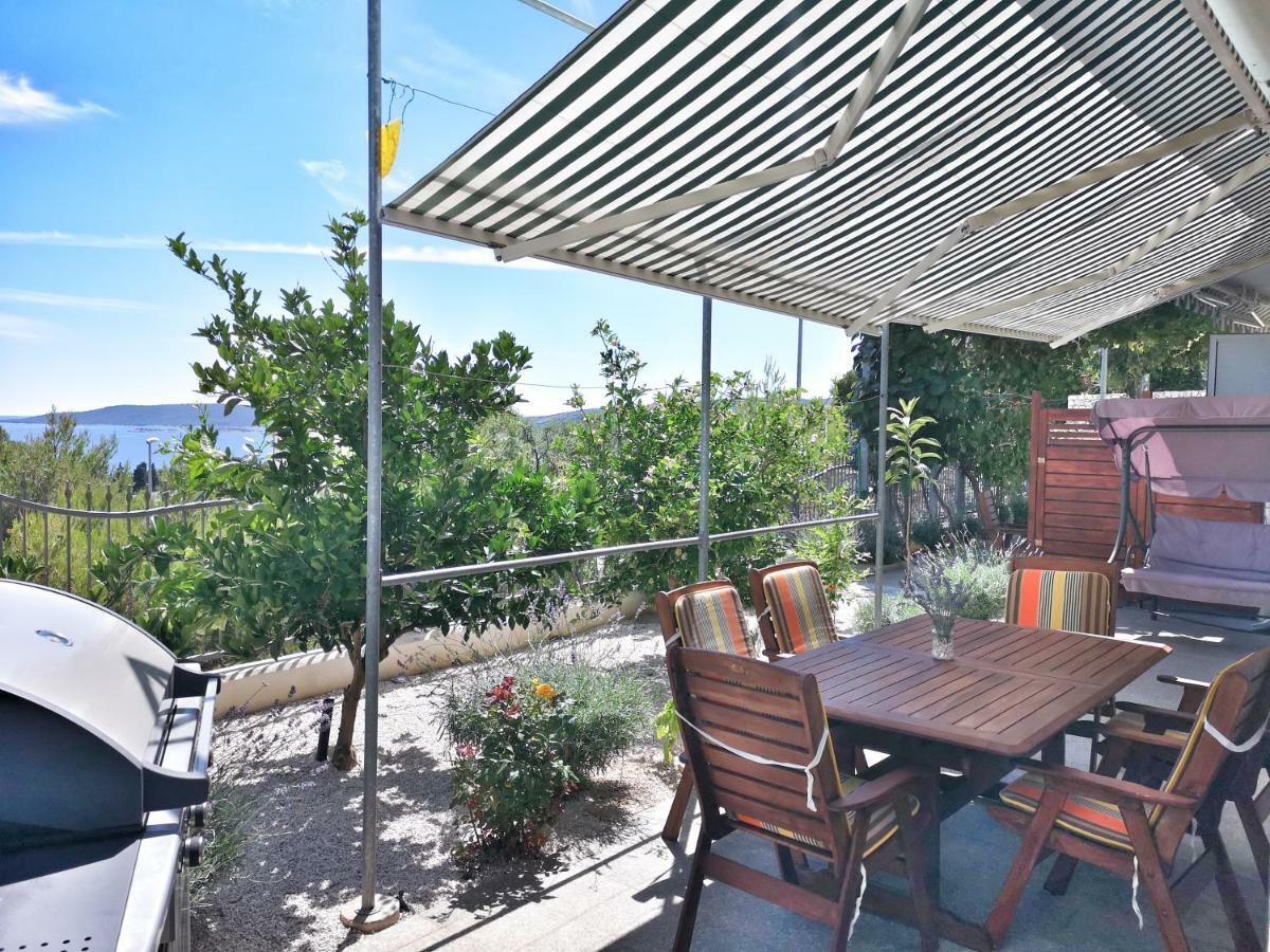 Villa Panorama Seget Trogir Bagian luar foto